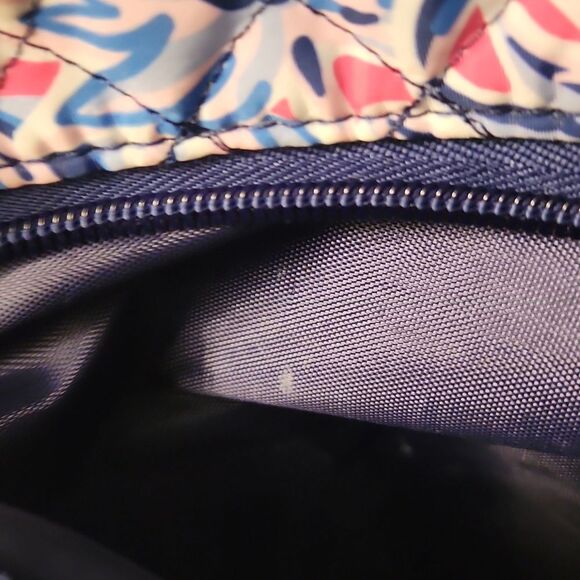 Simply Southern Blue & Purple Leaf Print Backpack - Picture 6 of 11